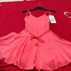Rare Editions Vibrant Pink Casual Dress